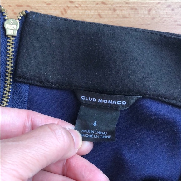 Club Monaco Skirt in Black and Blue - Picture 5 of 5